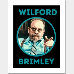 wilford brimley || blue Posters and Art